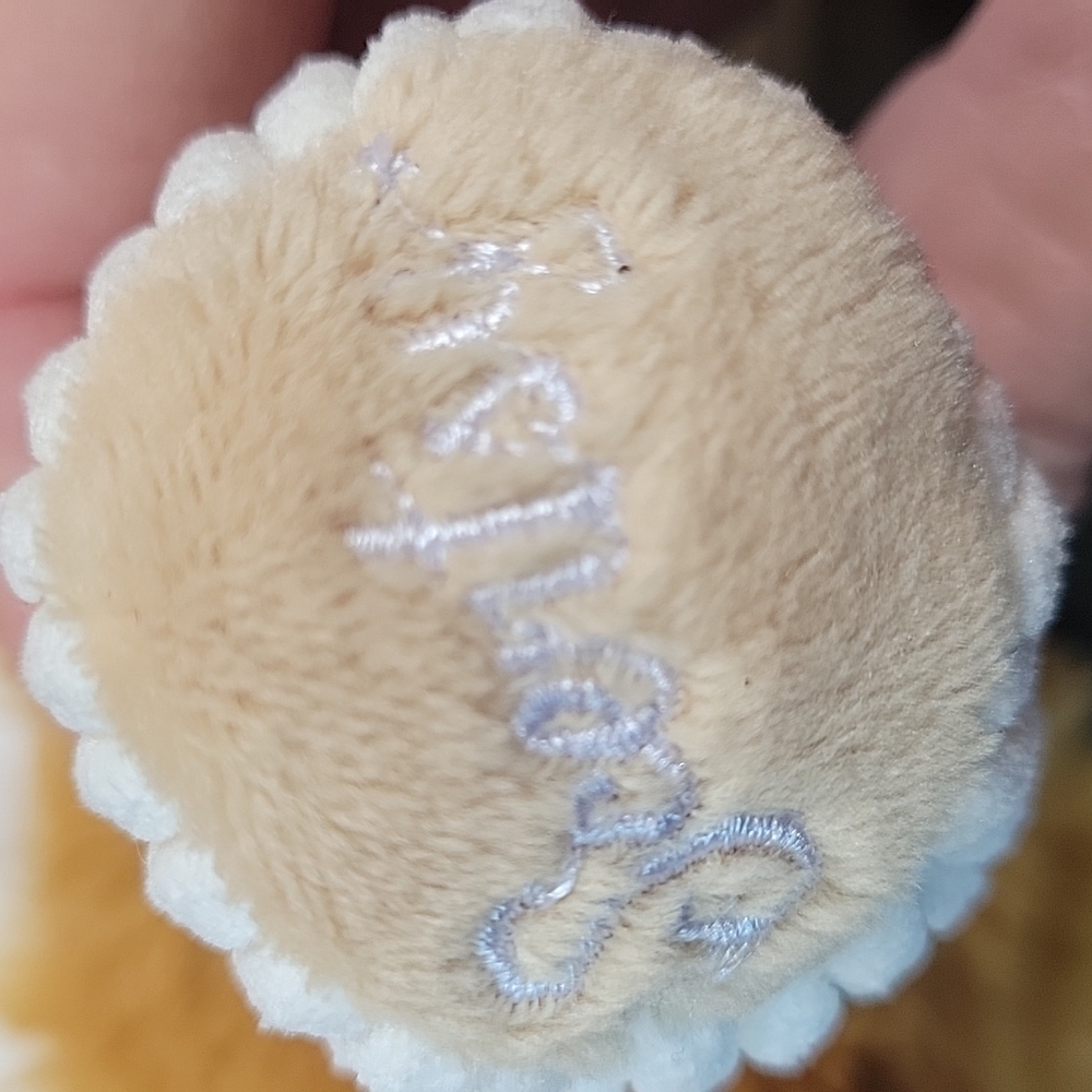 Scentsy Buddy Baby Scratch the Cat  Cream Tan Orange Secret Zippered Pouch  NEW - Picture 11 of 12